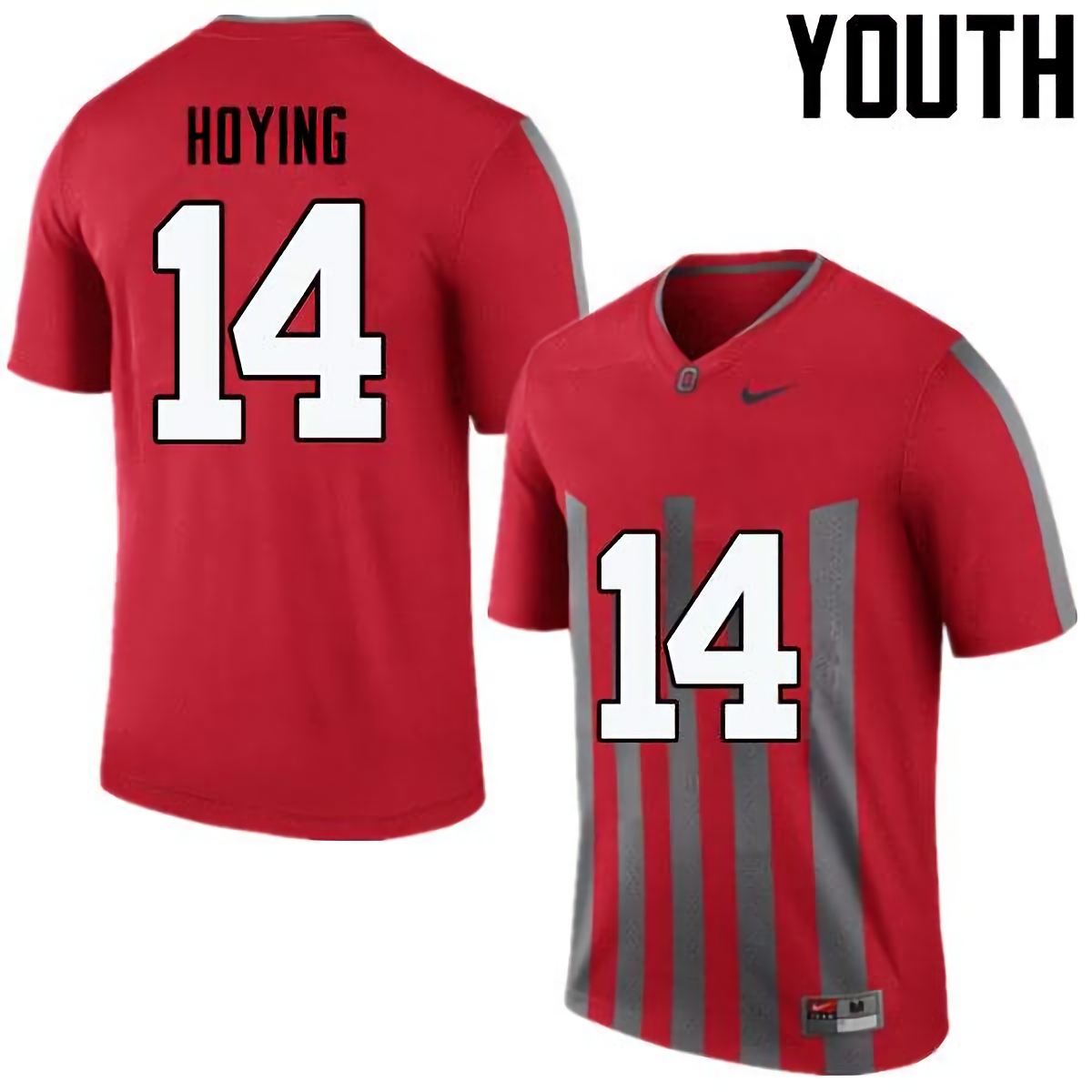 Bobby Hoying Ohio State Buckeyes Youth NCAA #14 Nike Throwback Red College Stitched Football Jersey VDT5456MV